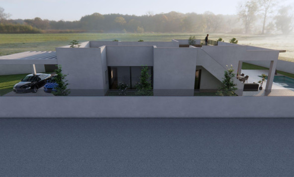 Nieuwbouw woningen - 3. Halfvrijstaand huis - Jacarilla - Costa Blanca Zuid