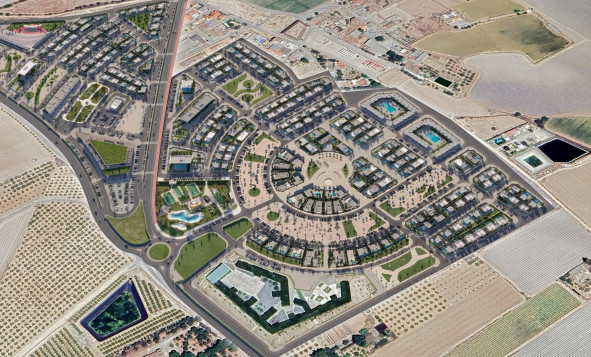 Nieuwbouw woningen - 4. Halfvrijstaande villa - Torre Pacheco - Costa Calida