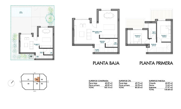 Nieuwbouw woningen - 4. Halfvrijstaande villa - Torre Pacheco - Costa Calida