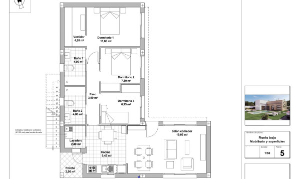 Nieuwbouw woningen - 3. Halfvrijstaand huis - Mazarrón - Costa Calida