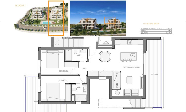 Nieuwbouw woningen - 1. Appartement / flat - Fuente Alamo de Murcia - Costa Calida