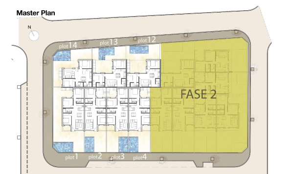Nieuwbouw woningen - 3. Halfvrijstaand huis - Pilar de la Horadada - Costa Blanca Zuid