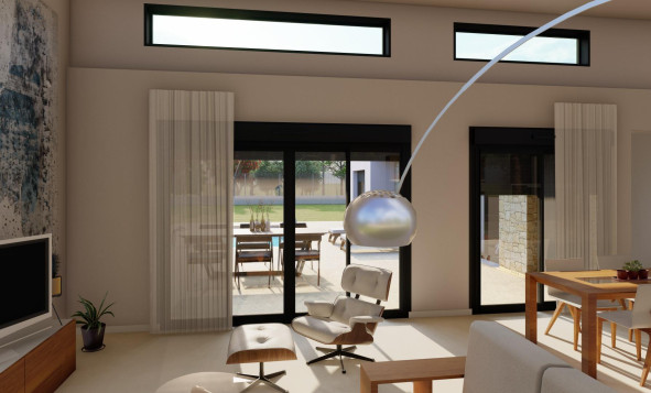 Nieuwbouw woningen - 3. Halfvrijstaand huis - Pinoso - Costa Blanca Noord