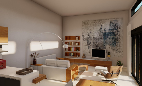 Nieuwbouw woningen - 3. Halfvrijstaand huis - Pinoso - Costa Blanca Noord