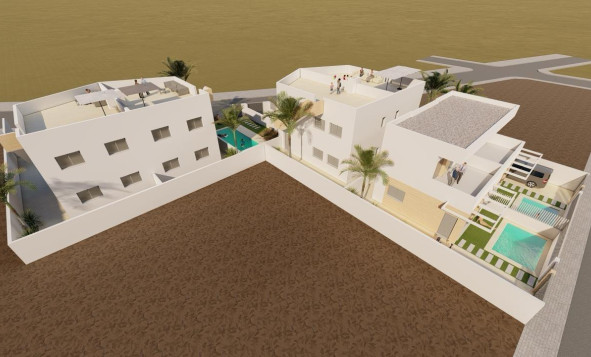 Nieuwbouw woningen - 3. Halfvrijstaand huis - Puerto de Mazarron - Mar De Plata