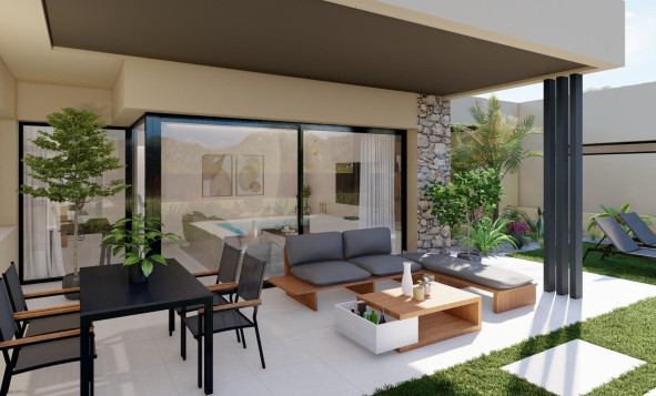 Nieuwbouw woningen - 3. Vrijstaande villa - Baños y Mendigo - Costa Calida