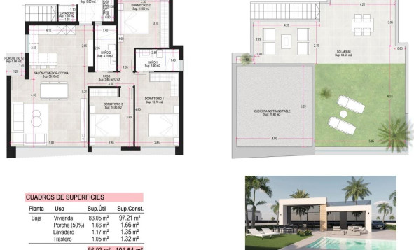 Nieuwbouw woningen - 3. Vrijstaande villa - Alhama de Murcia - Costa Calida