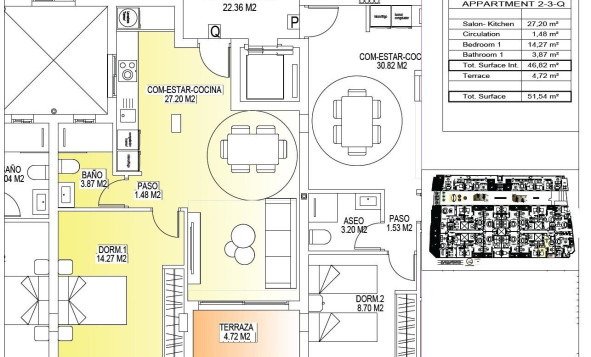 Obra nueva - 1. Apartamento / piso - San Miguel de Salinas - Costa Blanca Sur