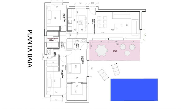 Nieuwbouw woningen - 3. Vrijstaande villa - Monforte del Cid - Costa Blanca Noord