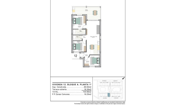 Nieuwbouw woningen - 1. Appartement / flat - Torre Pacheco - San Cayetano