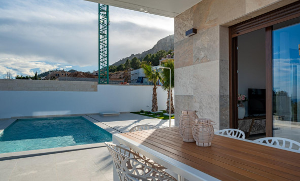 Nieuwbouw woningen - 3. Vrijstaande villa - Polop - Costa Blanca Noord