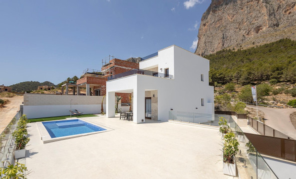 Nieuwbouw woningen - 3. Vrijstaande villa - Polop - Costa Blanca Noord