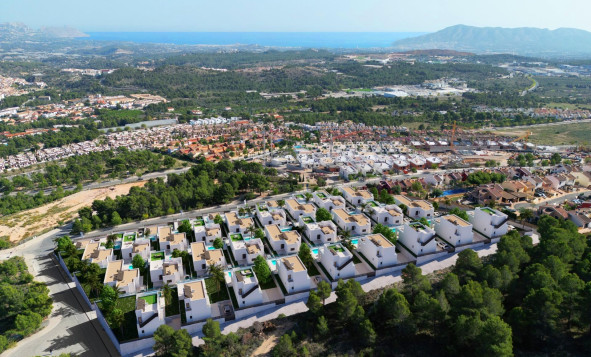 Nieuwbouw woningen - 3. Vrijstaande villa - Polop - Costa Blanca Noord