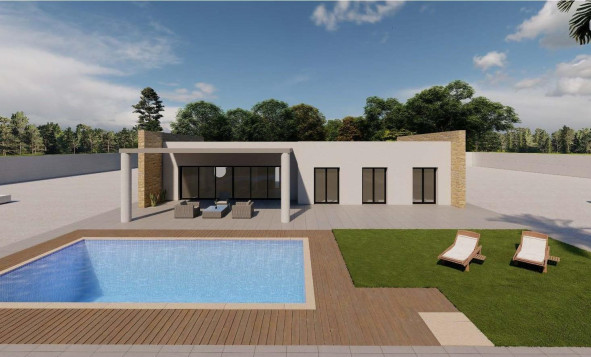 Nieuwbouw woningen - 3. Vrijstaande villa - Pinoso - Costa Blanca Noord