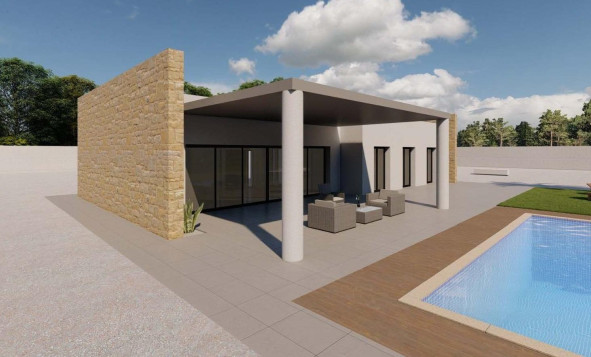 Nieuwbouw woningen - 3. Vrijstaande villa - Pinoso - Costa Blanca Noord