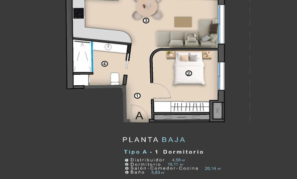 Nieuwbouw woningen - 1. Appartement / flat - Torrevieja - Costa Blanca Zuid