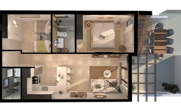 Nieuwbouw woningen - 1. Appartement / flat - Vera - Almeria