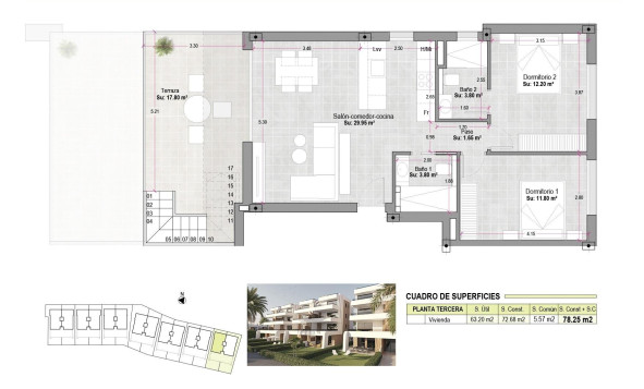 Nieuwbouw woningen - 1. Appartement / flat - Alhama de Murcia - Costa Calida