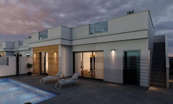 Nieuwbouw woningen - 3. Vrijstaande villa - Roldan - Costa Calida