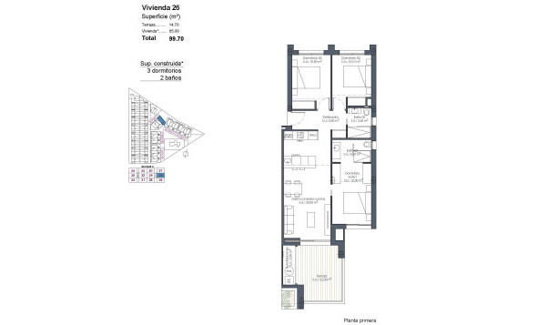 Nieuwbouw woningen - 1. Appartement / flat - Los Alcazares - Costa Calida