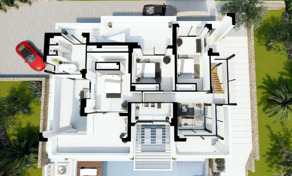 Nieuwbouw Woningen - 4. House - Detached Villa - Benissa - Calpe