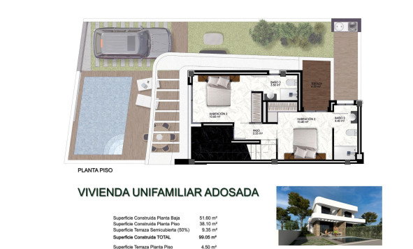 Nieuwbouw Woningen - Villa - Los Montesinos - Rojales