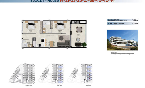 Obra nueva - 1. Apartamento / piso - La Marina - Costa Blanca Sur