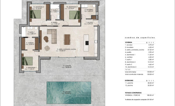 New build - 3. Detached house - Pinoso - Costa Blanca North