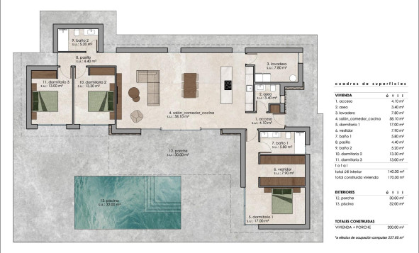 New build - 3. Detached house - Pinoso - Costa Blanca North