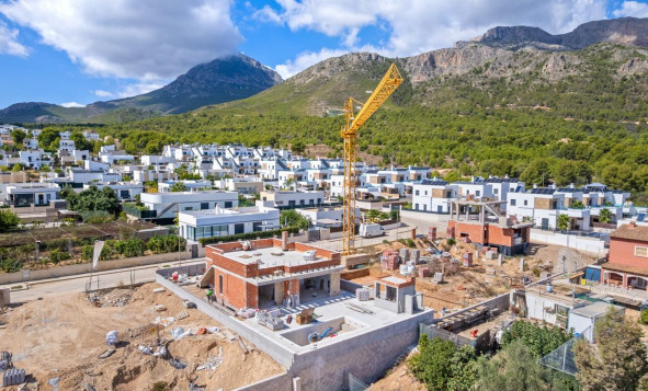 Obra nueva - 3. Casa indepiende - Polop - Costa Blanca Norte 