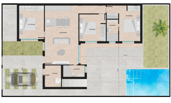 Nieuwbouw Woningen - Villa - Torre Pacheco - Balsicas