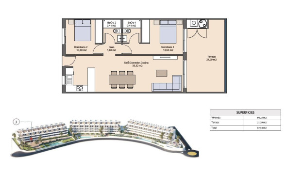 New build - 1. Apartment / flat - Finestrat - Costa Blanca North