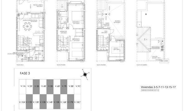 Nieuwbouw woningen - 2. Town house / tussenwoning - Torre Pacheco - Santa Rosalia pueblo