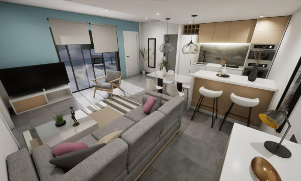 New build - 4. Semi-detached villa - Torre Pacheco - Costa Calida