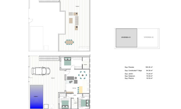 New build - 4. Semi-detached villa - Torre Pacheco - Costa Calida