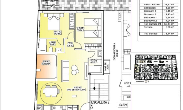 Obra nueva - 1. Apartamento / piso - San Miguel de Salinas - Costa Blanca Sur