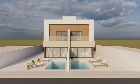 Obra nueva - 4. Chalet pareado - San Javier - Costa Calida