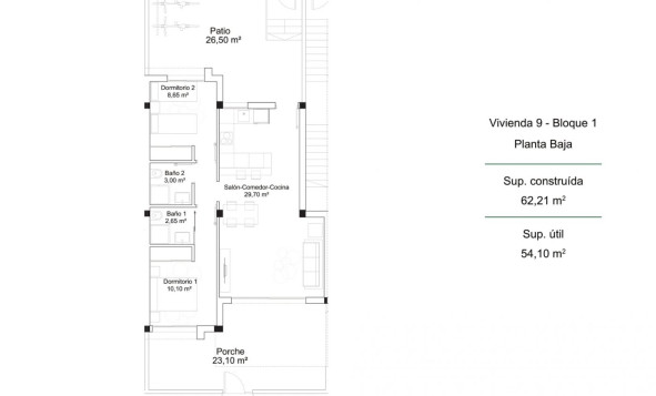 New Build - Bungalow - Orihuela Costa