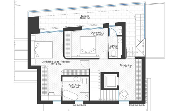 New build - 3. Detached house - Cabo de Palos - Costa Calida