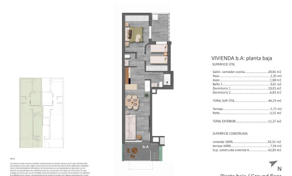 Obra nueva - 1. Apartamento / piso - Pilar de la Horadada - Costa Blanca Sur