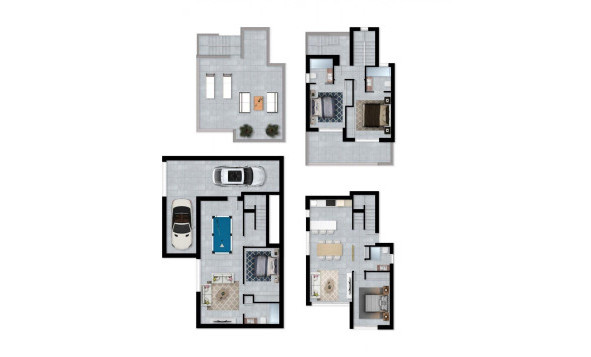 Obra nueva - 3. Casa indepiende - La Nucia - Costa Blanca Norte 