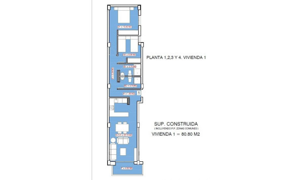 Nieuwbouw woningen - 1. Appartement / flat - Torrevieja - Playa El Acequión