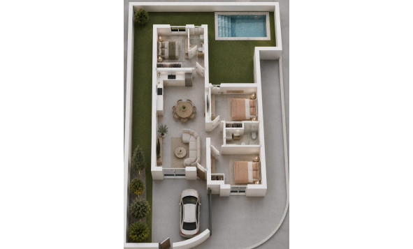 Nieuwbouw woningen - 3. Vrijstaande villa - Mazarrón - Costa Calida