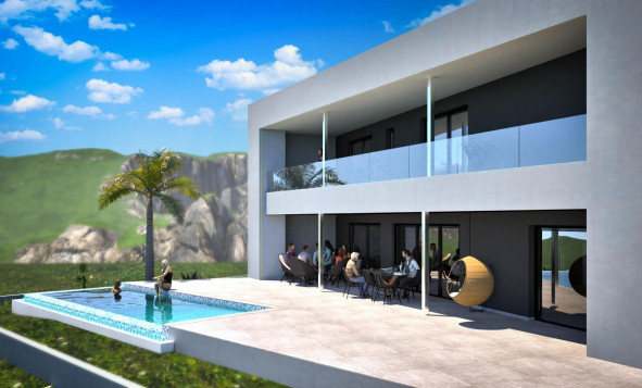 Nieuwbouw Woningen - 4. House - Detached Villa - La Nucía - Benidorm