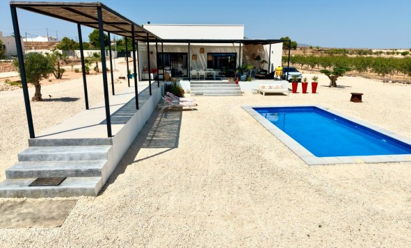 Herverkoop - 3. Vrijstaande villa - Pinoso - Costa Blanca Noord