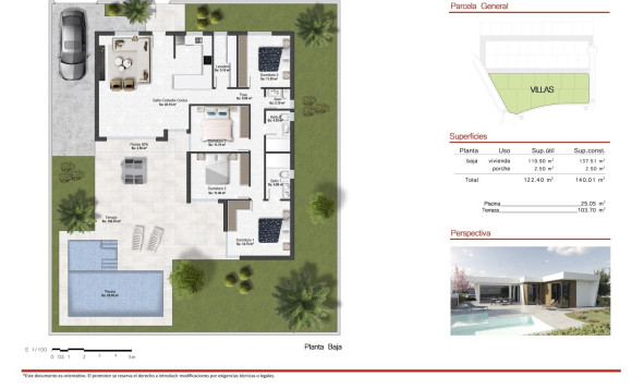 Nieuwbouw Woningen - Villa - Baños y Mendigo - Balsicas