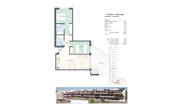 Nieuwbouw Woningen - Appartement - Benijofar - Rojales