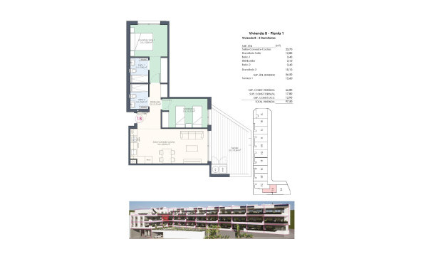 Nieuwbouw Woningen - Appartement - Benijofar - Rojales