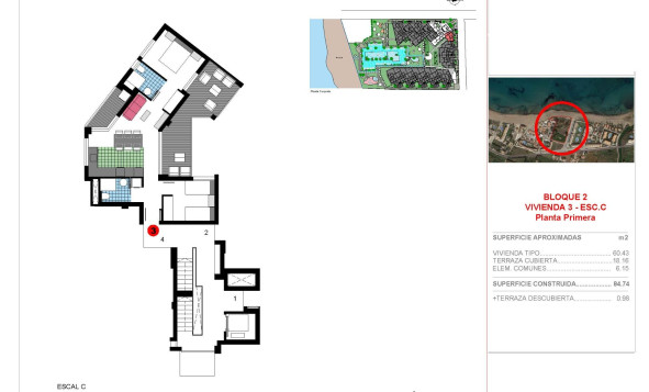 New Build - 1. Apartment / flat - Denia - L´Estanyó (Marinas)