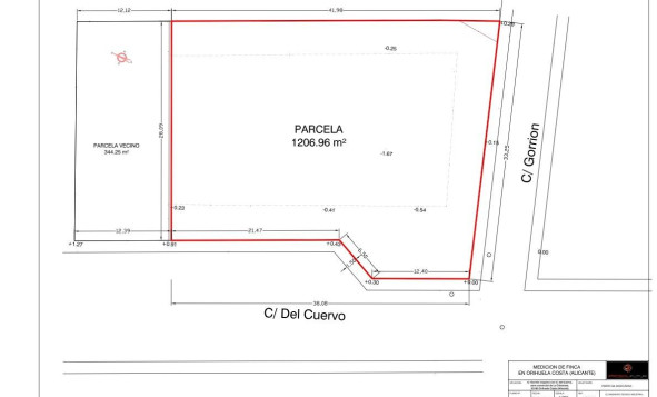 Reventa - Urban building plot - Orihuela Costa